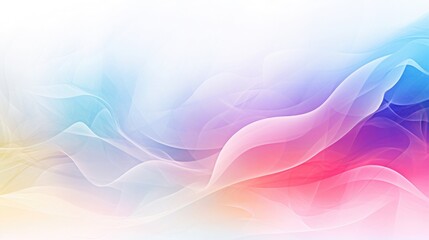 Fototapeta premium Airy abstract background with light colorful flow 