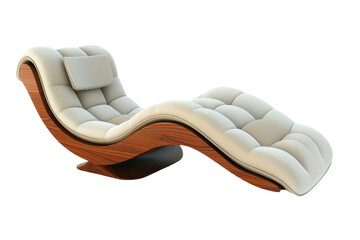 Chaise Lounge isolated on transparent background