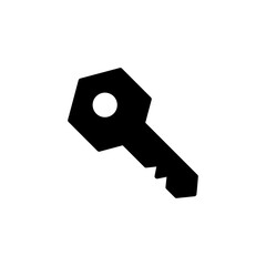 Key icon isolated on white background. Key vector icon. Key symbol. security