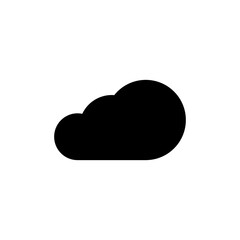 Cloud icon isolated on white background. cloud computing icon