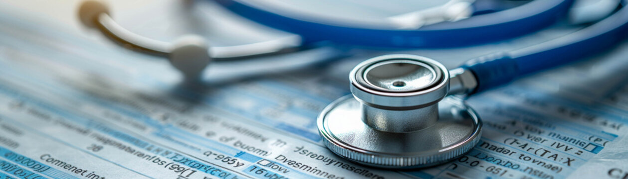 Health insurance paperwork securing medical coverage informed choice