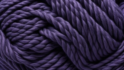 Extreme Macro Close Up of a Braided Yarn Pattern