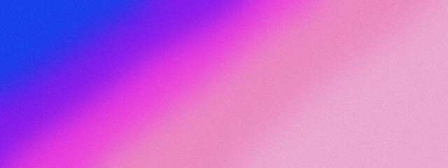 Obraz premium Pink, feudette, blue, color gradient rough abstract background glitter bright light and glow template empty space , grainy noise grunge textures on transparent background cut out
