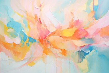 A canvas transformed by the mesmerizing dance of liquid color.