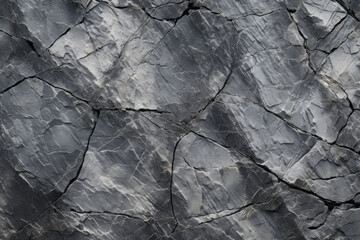 Processed collage of grey mountain cliff rock stone surface texture. Background for banner