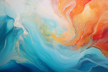 A Canvas Awash in Layers of Abstract Emotion.