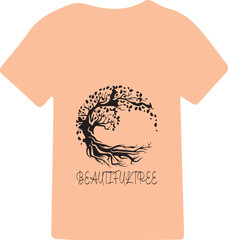 Creative vector of t-shirt design