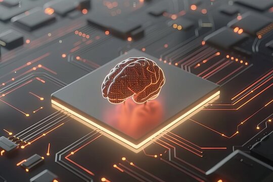 AI Brain Chip amygdaloid. Artificial Intelligence decoder mind frontoparietal network axon. Semiconductor physical vapor deposition circuit board schizophrenia