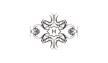 Luxury Skull Design Alphabetical Logo