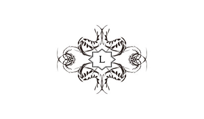 Luxury Skull Design Alphabetical Logo