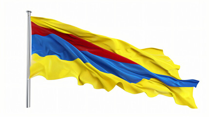 Magangue City Flag, Country: Colombia.