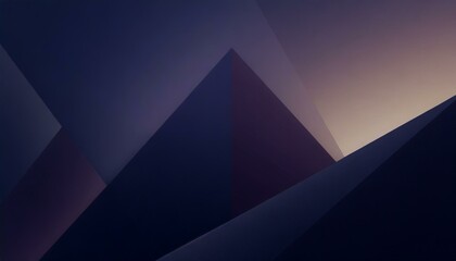 Midnight Geometry: Dark Blue Abstract Background with Geometric Shapes