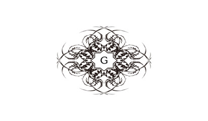 Luxury Spider Wave Alphabetical Logo