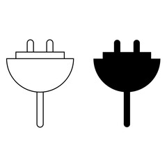 Plugs icon,vector illustration. Illustration of an plug.