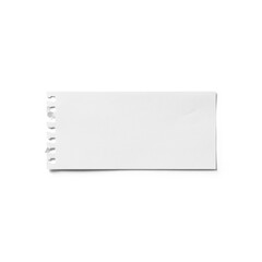 Horizontal Narrow Notebook Sheet