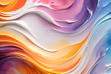 an abstract swirling watercolor painting. Generative AI (생성형 AI)	
