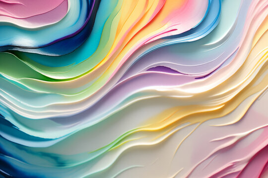an abstract swirling watercolor painting. Generative AI (생성형 AI)	
