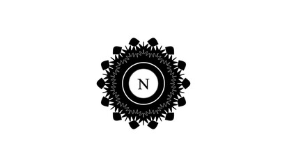 Luxury Circular Star Alphabetical Logo