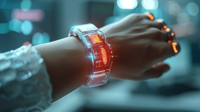 Unveil the potential of wearable biometric devices in monitoring health and enhancing personal securit