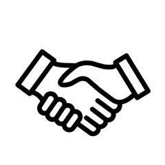 Vector of hand line icons. Contains icons victory, like, ok, click, rock, fist, peace and more.