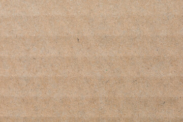 Close up of Old brown paper texture  visible. Paper fibers suitable for use as background images or decorations