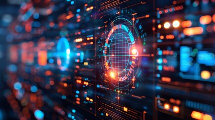 Visualize the firewall: Cybersecurity's first line of defense against cyber attacks, evolving with technology to protect digital realms