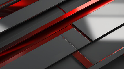 Abstract grey and red gradient textured background with  glowing light rays and bright waves and lines