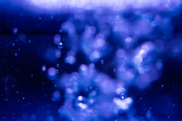 Fototapeta premium Abstract Blue bokeh defocus glitter of light