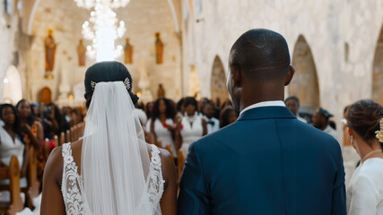 A black couple about to get married