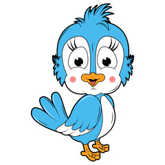 cute bird animal cartoon