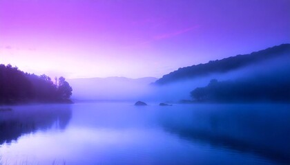 Fototapeta premium morning mist over the river