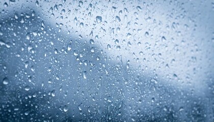 water drops on window