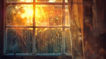 sun splushed window