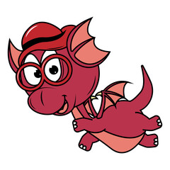 cute dragon animal cartoon