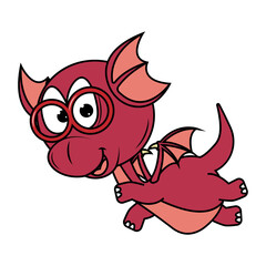 cute dragon animal cartoon