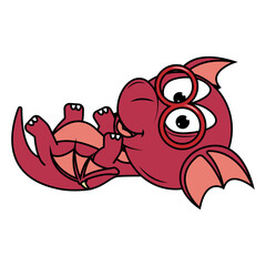 cute dragon animal cartoon