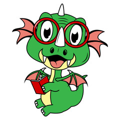 cute dragon animal cartoon