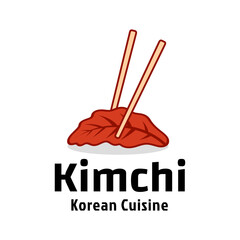 Kimchi Logo Korean Food Vector Template, for Organic Healthy Traditional Homemade Food Graphic Designs Inspiration