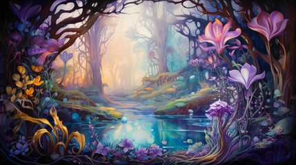 A Portal into an Unbound World of Color, Where Each Splash Speaks with Silent Eloquence.