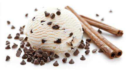 Delicious scoop of ice cream