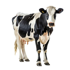 Cow on isolated background