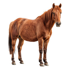 horse on isolated background