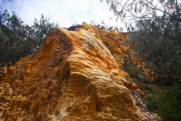 The Pinnacles are coloured sands cliffs located along the 75 mile beach on the east coast of Fraser...