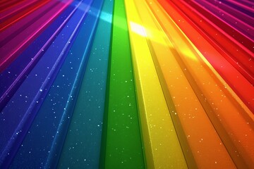 Colorful Rainbow inflect Copy Spcae Design. Vivid enthralling wallpaper vivid abstract background. Gradient motley homogeneous lgbtq pride colored neon illustration cloud - obrazy, fototapety, plakaty
