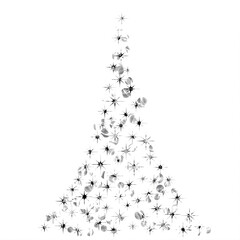 graphique arbre pois étoiles