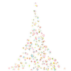 graphique arbre pois étoiles