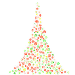 graphique arbre pois etoiles