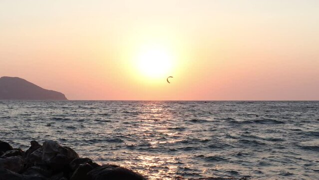 Parasailing at the Sunset