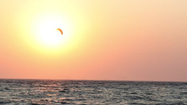 Parasailing at the Sunset