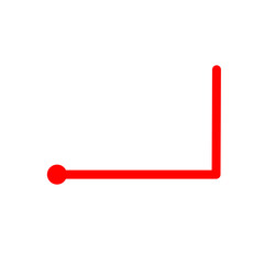 Infographic Pointer Line